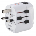 Hama Reiseadapter Verden Pro Light USB 3-stift