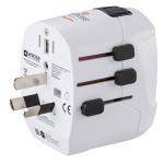 Hama Reiseadapter Verden Pro Light USB 3-stift