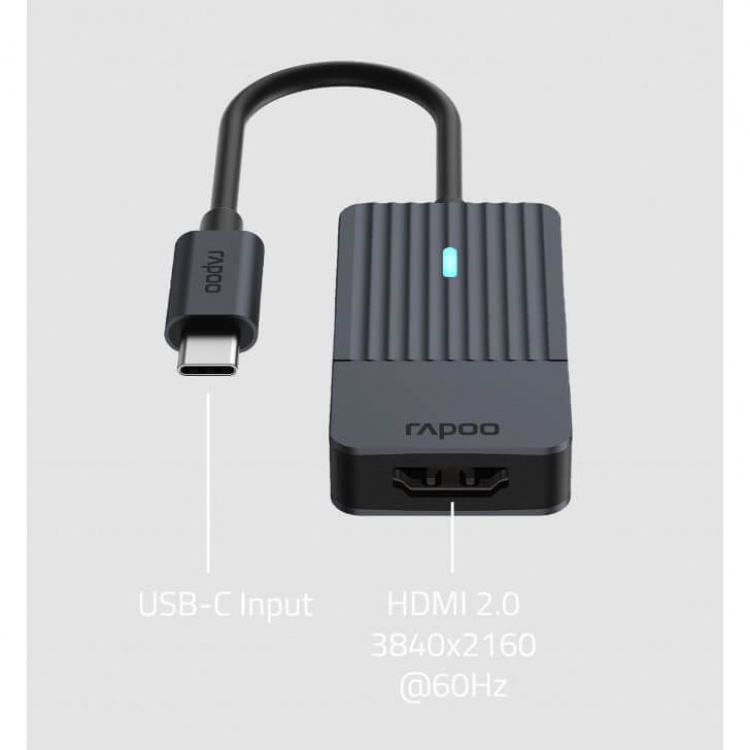 Rapoo Adapter USB-C UCA-1004 USB-C til HDMI