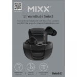 MIXX Hodetelefon Solo 3 In-Ear TWS Svart