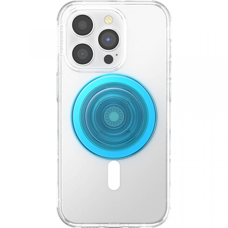 PopSockets PopGrip for Magsafe Electric Blue Translucent