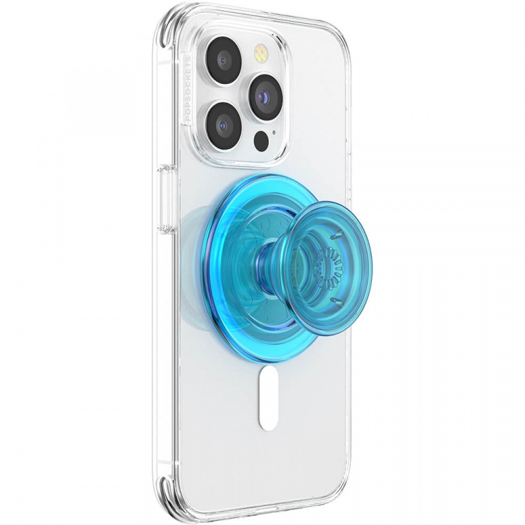 PopSockets PopGrip for Magsafe Electric Blue Translucent
