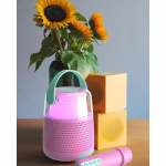 Mobility On Board Høyttaler Karaoke Kit Mic LED Rosa