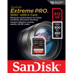 SanDisk SDXC Extreme Pro 512GB 300MB/s UHS-II V90