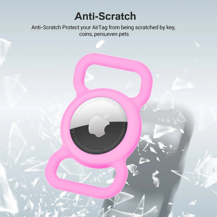 Elago Ofkoz AirTag Holder for Halsbånd Rosa