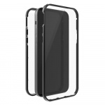 BLACK ROCK Mobildeksel 360° Glass Transp/Svart - iPhone 14