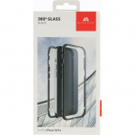 BLACK ROCK Mobildeksel 360° Glass Transp/Svart - iPhone 14 Pro