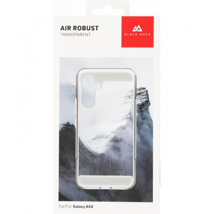 BLACK ROCK Mobildeksel Air Robust Transparent - Samsung A54 5G