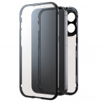 BLACK ROCK Mobildeksel 360° Glass Transp/Svart - iPhone 15 Pro BLACK ROCK Mobildeksel 360° Glass Transp/Svart - iPhone 15 Pro