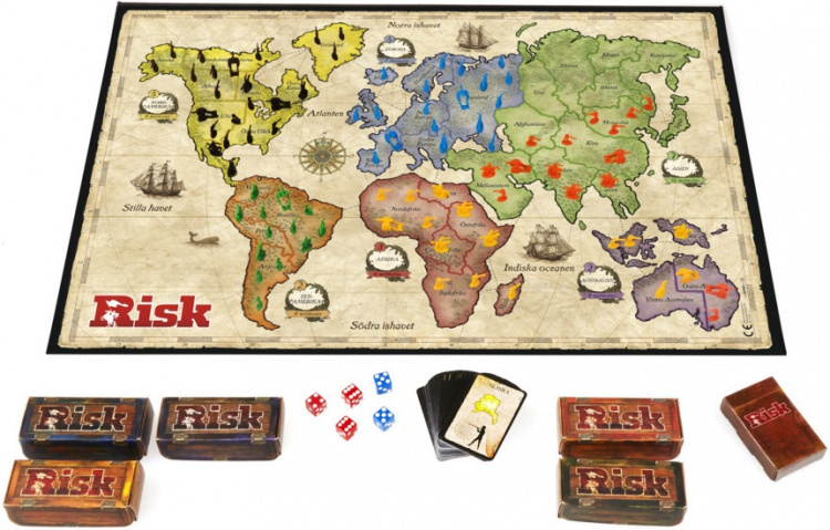 Hasbro Gaming Risk brettspill, SE Hasbro Gaming Risk brettspill, SE