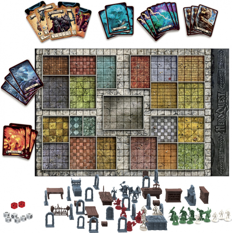 Hasbro Avalon Hill Heroquest brettspill, EN