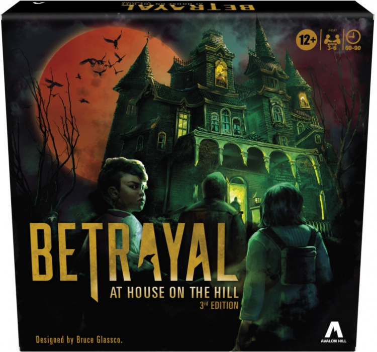 Hasbro Avalon Hill Betrayal at House on the Hill 3. utgave brettspill, EN