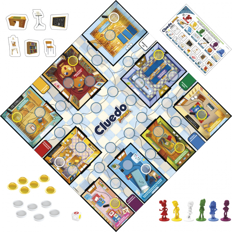 Hasbro Cluedo Junior brettspill SE/FI Hasbro Cluedo Junior brettspill SE/FI