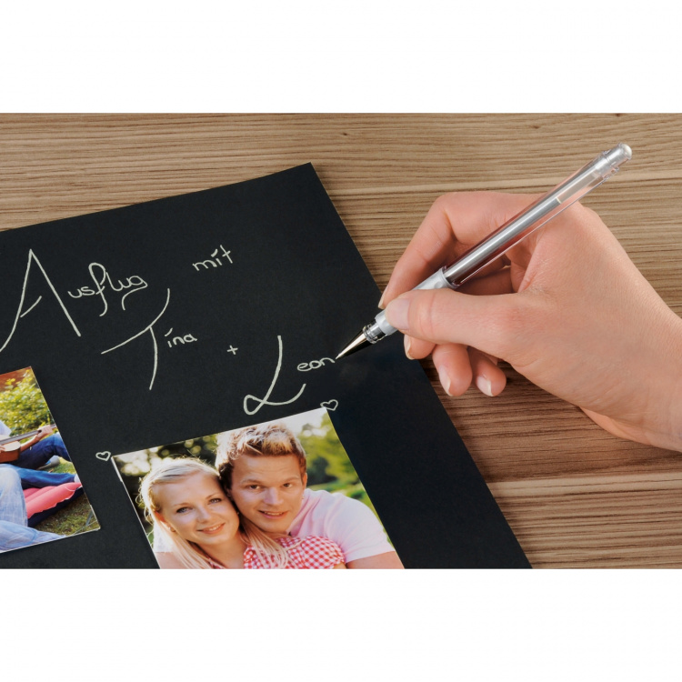 Hama Albumpenn Hybrid Gel 2 stk. Gull/Sølv