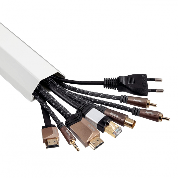 Hama Kabelkanal 110/5/2.6 cm Hvit