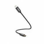 Hama Ladekabel USB-C - Lightning 0.2 m Svart