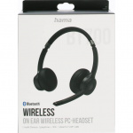 Hama Headset PC Office Stereo On-Ear BT700 Bluetooth Svart