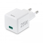Hama Lader 220V USB-C PD/Qualcomm 25W Hvit