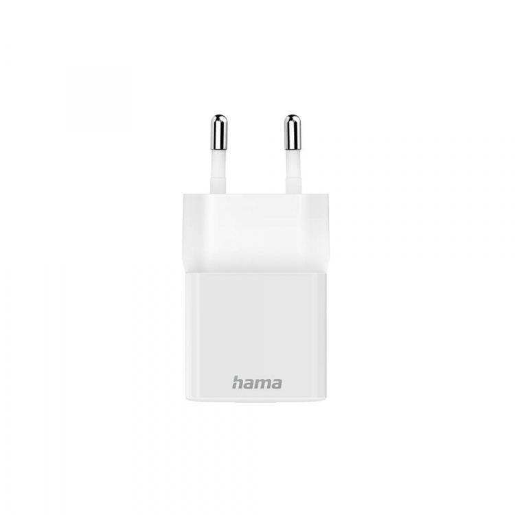 Hama Lader 220V USB-C PD/Qualcomm 25W Hvit