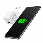 Hama Lader 220V USB-C PD/Qualcomm 25W Hvit