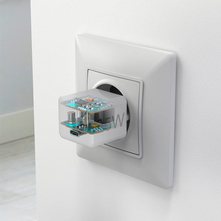 Hama Lader 220V USB-C PD/Qualcomm 25W Hvit