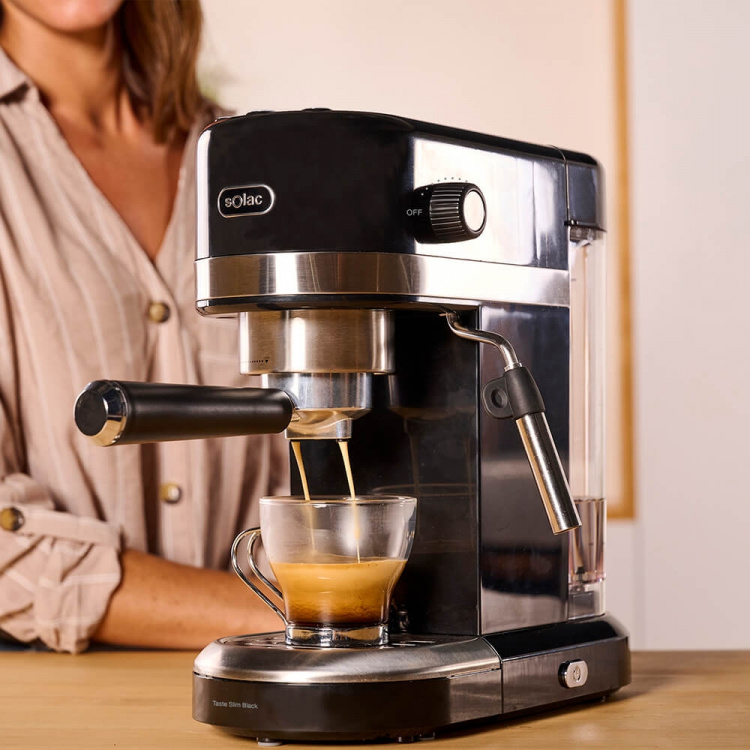 SOLAC Espressomaskin Taste Slim Svart SOLAC Espressomaskin Taste Slim Svart