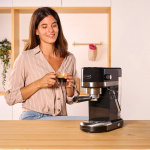 SOLAC Espressomaskin Taste Slim Svart SOLAC Espressomaskin Taste Slim Svart