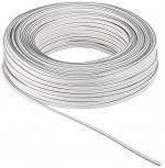 Goobay Høyttalerkabel hvit CU 50 m spole, tverrsnitt 2 x 0,5 mm²