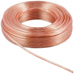 Goobay Høyttalerkabel transparent CU 100 m spole, tverrsnitt 2 x 1,5 mm²