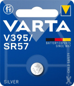 Varta SR57 (V395) batteri, 1 stk. blister sølvoksid sink knappcelle, 1,55 V
