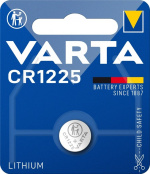 Varta CR1225 (6225) batteri, 1 stk. blisterpakning med litiumknappcelle, 3 V Varta CR1225 (6225) batteri, 1 stk. blisterpakning med litiumknappcelle, 3 V