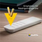 Varta LR03/AAA (Micro) (4103) batteri, 12 stk. eske alkalisk manganbatteri, 1,5 V