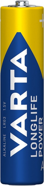 Varta LR03/AAA (Micro) (4903) batteri, 12 stk. eske alkalisk manganbatteri, 1,5 V Varta LR03/AAA (Micro) (4903) batteri, 12 stk. eske alkalisk manganbatteri, 1,5 V