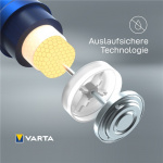 Varta LR03/AAA (Micro) (4903) batteri, 12 stk. eske alkalisk manganbatteri, 1,5 V Varta LR03/AAA (Micro) (4903) batteri, 12 stk. eske alkalisk manganbatteri, 1,5 V