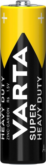 Varta R6/AA (Mignon) (2006) batteri, 4 stk. blisterpakning Sink-karbonbatteri, 1,5 V