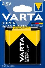Varta 3R12/Flat (2012) batteri, 1 blisterpakning Sink-karbonbatteri, 4,5 V