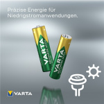 Varta AA (Mignon)/HR6 (56736) oppladbart batteri - 800 mAh, 2 stk. blisterpakning Nikkel-metallhydridbatteri (NiMH), 1,2 V
