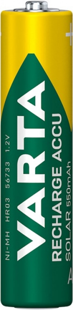 Varta AAA (Micro)/HR03 (56733) oppladbart batteri - 550 mAh, 2 stk. blisterpakning Nikkel-metallhydridbatteri (NiMH), 1,2 V