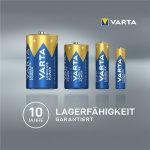 Varta 6LR61/6LP3146/9 V Block (4922) batteri, 1 stk. uemballert alkalisk manganbatteri, 9 V