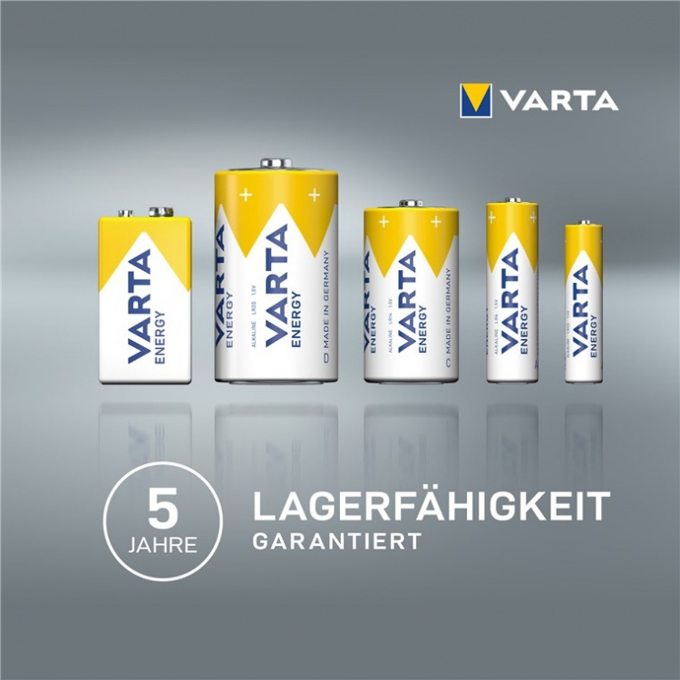 Varta LR03/AAA (Micro) (4103) batteri, 30 stk. i blisterpakning alkalisk manganbatteri, 1,5 V Varta LR03/AAA (Micro) (4103) batteri, 30 stk. i blisterpakning alkalisk manganbatteri, 1,5 V