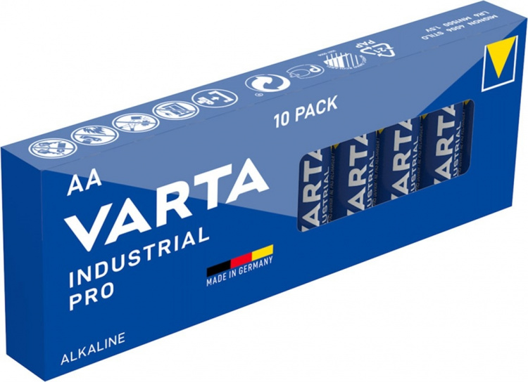 Varta LR6/AA (Mignon) (4006) batteri, 10 stk. eske alkalisk manganbatteri, 1,5 V
