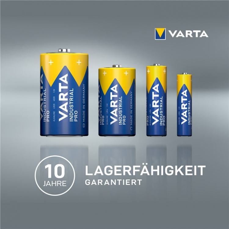 Varta LR20/D (Mono) (4020) batteri, 20 stk. i eske alkalisk manganbatteri, 1,5 V