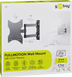 Goobay TV-veggbrakett Basic FULLMOTION (S) for TV-er fra 23 til 42 tommer (58-107 cm), fullt mobil (svingbar og vippbar) opp til 20 kg