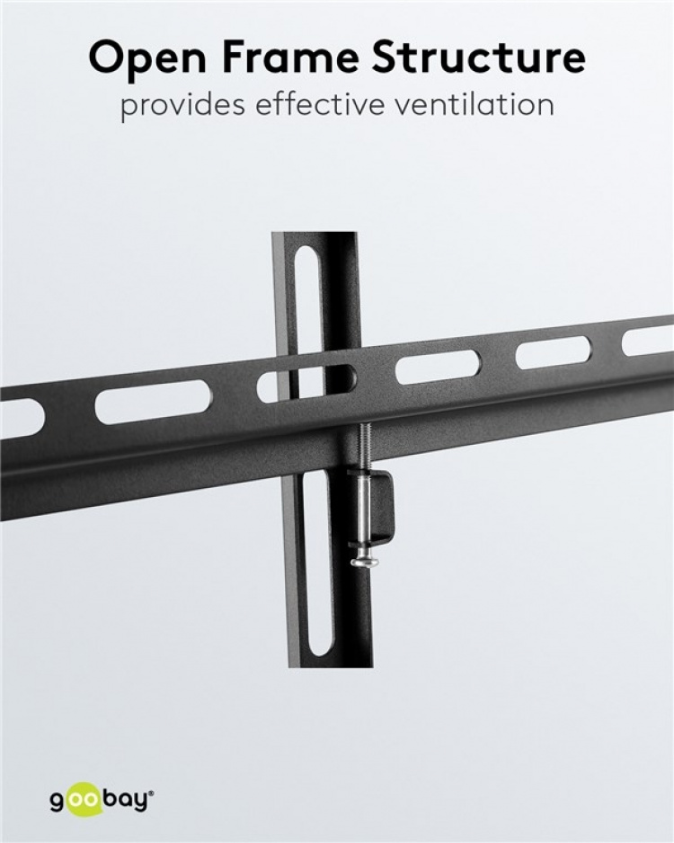 Goobay TV-veggfeste Basic TILT (M) for TV-er fra 32 til 55 tommer (81 til 140 cm), vippbart opp til 35 kg
