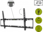 Goobay TV-veggfeste Basic TILT (XL) for TV-er fra 43 til 100 tommer (109-254 cm), vippbart opp til 75 kg