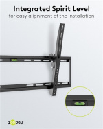 Goobay TV-veggfeste Basic TILT (XL) for TV-er fra 43 til 100 tommer (109-254 cm), vippbart opp til 75 kg