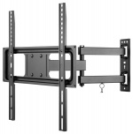 Goobay TV-veggbrakett Basic FULLMOTION (M) for TV-er fra 32 til 55 tommer (81-140 cm), fullt mobil (svingbar og vippbar) opp til 35 kg