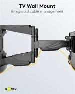Goobay TV-veggbrakett OLED FULLMOTION (L) spesielt for OLED-TV-er fra 37 til 70 tommer (94 til 178 cm), fullt bevegelig (svingbar og vippbar) opp til 30 kg