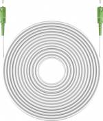 Goobay Fiberoptisk kabel (FTTH), Singlemode (OS2) Hvit, hvit (Simplex), 25 m plugg SC-APC (8°) > plugg SC-APC (8°), halogenfri kabelmantel (LSZH)