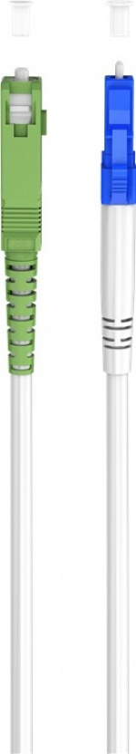 Goobay Fiberoptisk kabel (FTTH), Singlemode (OS2) Hvit, hvit (Simplex), 30 m plugg SC-APC (8°) > LC-plugg (UPC), halogenfri kabelkappe (LSZH) Goobay Fiberoptisk kabel (FTTH), Singlemode (OS2) Hvit, hvit (Simplex), 30 m plugg SC-APC (8°) > LC-plugg (UPC), halogenfri kabelkappe (LSZH)